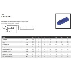 Staffa di bloccaggio 1041.02