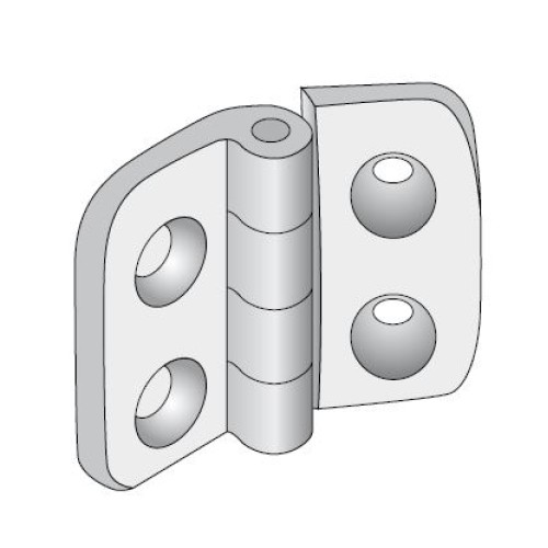 Cerniera in plastica per prof. 20-20 c.6
