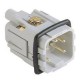 Connettore 4+1 poli maschio