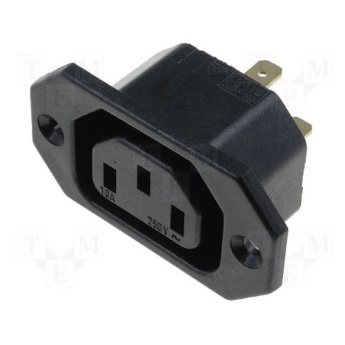 Connettore femmina IEC 60320 10a 250 volt