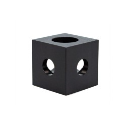 Cubo per Profili 20X20 Anodizzato nero