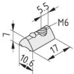 Dado a T  cava 6 m6 Item