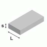 Profilo alluminio 6082 100x10