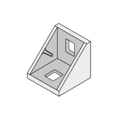 Squadra di fissaggio 18x18 alluminio