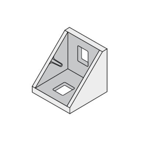 Squadra di fissaggio 18x18 alluminio