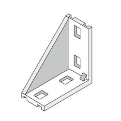 Squadra di fissaggio 38x18 alluminio